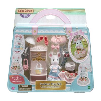 Calico Critters Fashion Playset, Town Girl Series - Sugar Sweet Collection - Unleash Fashion Creativity with This Stylish Playset!