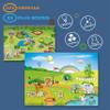 Magnetic Portable Playboard Cute Zoo Ainimal Magnets Create Scene for Learning Travel Toy (51 Pcs) view 2