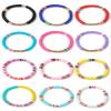 Cooluckday Heishi Surfer Bracelets for Women Vsco Boho Beaded Bracelet Friendship Polymer Clay Rainbow Bracelet Stack Vinyl Disc Stackable Bracelet view 1