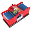 Crazy Games Red Manual Card Shuffler 2 Deck  Fast & Smooth Casino Card Mixer Shufflers for Poker, Rummy, Trading Cards for Family Game Nights, Casino Parties, Poker Game Accessories for Christmas view 2