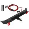 2LED Lights Metal Rear Bumper with D-Rings Fit for SCX10 III AXI03007 1/10 RC Car Model view 2