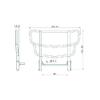 TOUCAN RC HOBBY LESU RC Front Bumper B1 1/14 DIY for Tamiya 1851 Highline 3363 Tractor Truck view 4