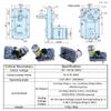 Wishiot ASMC-05B Robot Servo High Power High Torque Support 12V~24V 180kg.cm Large Robotic Manipulator for RC Smart Car Quadcopter (1) view 3