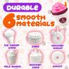 Insnug Paint Your Own Squishies Kit - Sensory Toys Squishy Painting Kit Stress Relief Squishies for Girl Kids Age 4 6 8 10 Slow Rising Squeeze Autism Toys Unicorn Gift Ice Cream Cake Milk Shake Donut view 2