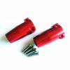 2pcs Aluminum Straight Axle Adapters Rear Axle Carriers Red for Axial SCX10 II 90046 90047 AX31383 view 1