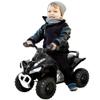 Aosom NO Power Kids Ride On Push Car, Ride Racer, Foot-to-Floor Sliding Car, Walking ATV Toy with Music, Lights, for 1.5-3 Years Old, Black view 1