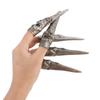 10pcs Halloween Costume Fingers Claws Fake Nails Set, Crafted Creepy Horror Witch Fingernails for Halloween Christmas Cosplay Costume Party view 3