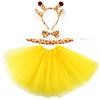 Marrywindix Yellow Giraffe Costume Tutu Set Animal Fancy Dress Costume Kit Halloween Party Dress Up Accessories view 1