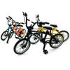 1/18 Diecast Bike Action Figure Toy,Mini Finger Mountain Bike Bicycle Art Crafts Desktop Decor - Orange view 3