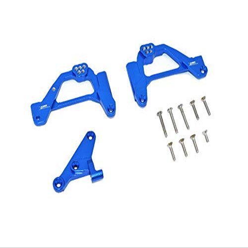 Axial SCX10 III (AXI03007) Upgrade Parts Aluminum Front Shock Mount - 12Pc Set Blue