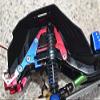 Axial SCX10 III (AXI03007) Upgrade Parts Aluminum Front Shock Mount - 12Pc Set Blue view 2