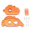 GPM for ARRMA 1/10 Granite 4X4 MEGA Moster Truck Aluminum Rear Gear Protection Motor Mount -10PC Set (Orange) view 1