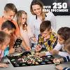 Rocks Minerals & Fossils Collection for Kids 250+ Real Gemstones and Crystals Rock Identification Kit Includes Display Case, Genuine Fossils, Geodes Great Geology, Science Gift for Boys & Girls view 2