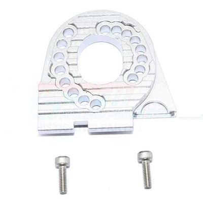 GPM Alum Motor Mount Plate w/Heat Sink Fins (3Pcs) Set Silver : TRX-4 / TRX-6