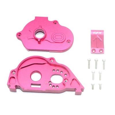 GPM Racing Alum Rear Gear Protection Motor Mount Red : Granite 4X4 BLX Mega
