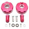 GPM Alum Pendulum Whl Knuckle Axle Weight + 21mm Hex Adapter Red : TRX-4 / TRX-6 view 1