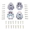 GPM Alum Outer Portal Drive Housing Front Or Rear (4Pcs) Set Grey : TRX-4 view 1