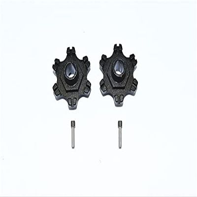 GPM Racing Aluminum Wheel Hex +6mm (4Pcs) Set Black : Limitless
