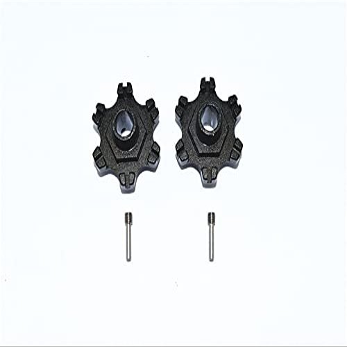 GPM Racing Aluminum Wheel Hex +6mm (4Pcs) Set Black : Limitless