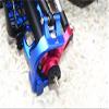 GPM for ARRMA 1/10 Big Rock Crew CAB AR102711 Aluminum Front C HUBS -12PC Set (Orange) view 3