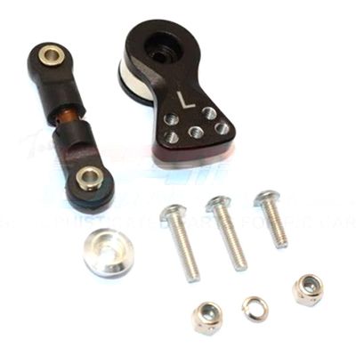Spring Steel Anti-Thread Tie Rod w/Alum Servo Horn for 25T Black : Typhon/Talion/Kraton/Senton/Outcast