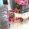 6Pc Set Upgrades Aluminum Front Heavy-Duty Adjustable Damper (102Mm) with Granite 4X4 Mega Moster Truck Ar102680 Rc Cars by GPM (Green) view 3