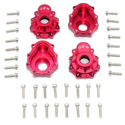 GPM Alum Outer Portal Drive Housing Front Or Rear (4Pcs) Set Red : TRX-4