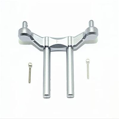 GPM for ARRMA 1/10 Granite 4X4 MEGA Moster Truck Aluminum Front Body Mount & Post -3PC Set (Gray)