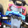 GPM for ARRMA 1/10 Granite 4X4 MEGA Moster Truck Aluminum Front Body Mount & Post -3PC Set (Gray) view 3