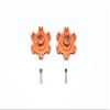 GPM for ARRMA 1/7 Limitless All-Road ARA109011 Aluminum Wheel HEX (+6MM) -4PC Set (Orange) view 1