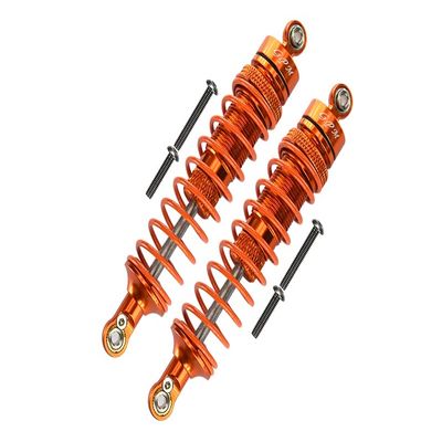 6Pc Set Upgrades Aluminum Front Heavy-Duty Adjustable Damper (102Mm) with Granite 4X4 Mega Moster Truck Ar102680 Rc Cars by GPM (Orange)