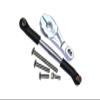 GPM Aluminum Servo Horn w/Steering Link (6Pcs) Set Silver : TRX-4 / TRX-6 view 1