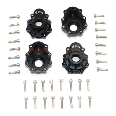 GPM Alum Outer Portal Drive Housing Front Or Rear (4Pcs) Set Black : TRX-4