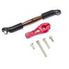GPM Alum Servo Horn 25T w/Spring Steel Steering Link (6Pcs) Red : TRX-4 / TRX-6 view 1