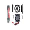GPM Racing Aluminum Motor Heatsink w/Cooling Fan (9Pcs) Set Black : Maxx view 1
