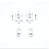 GPM for ARRMA 1/7 Limitless All-Road ARA109011 Aluminum Wheel HEX (+6MM)+Wheel Lock -6PC Set (Silver) view 1