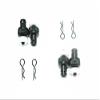 GPM for ARRMA 1/10 Granite 4X4 MEGA Moster Truck Aluminum Front & Rear Magnetic Body Posts -8PC Set (Black) view 1