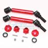 GPM Harden Steel+Alum Frt/Rear Adj. CVD Drive Shaft+Hex Adpt+Whl Lck Red : Maxx view 1