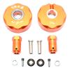 GPM Alum Pendulum Whl Knuckle Axle Weight + 21mm Hex Adapter Orange : TRX-4 / TRX-6 view 1