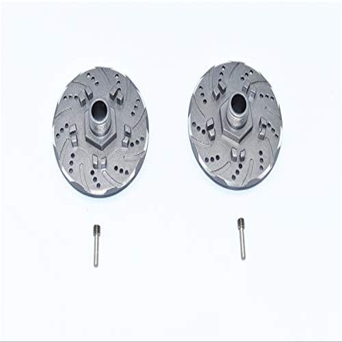 GPM Alum +6mm Hex w/Brake Disk & w/Silver Lining (4Pcs) Grey : Infraction