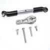 GPM Alum Servo Horn 25T w/Spring Steel Steering Link (6Pcs) Grey : TRX-4 / TRX-6 view 1