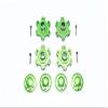 GPM for ARRMA 1/7 Limitless All-Road ARA109011 Aluminum Wheel HEX (+6MM)+Wheel Lock -12PC Set (Green) view 1