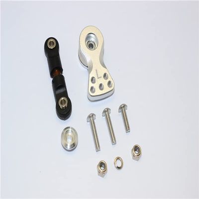 GPM Spring Steel Anti-Thread Tie Rod w/Alum Servo Horn for 25T Silver : Typhon/Talion/Kraton/Senton/Outcast