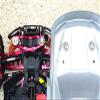 GPM for ARRMA 1/10 Granite 4X4 MEGA Moster Truck Aluminum Front & Rear Magnetic Body Posts -8PC Set (red) view 3