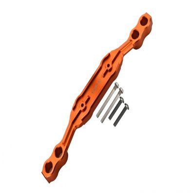GPM for ARRMA 1/7 Infraction 6S BLX ARA109001 Aluminum Front/Rear Body Post STABILIZER -5PC Set (Orange)