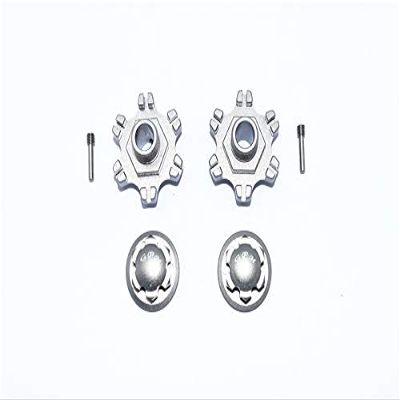 GPM Racing Aluminum Wheel Hex +6mm + Wheel Lock (6Pcs) Grey : Limitless