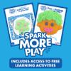 Educational Insights Playfoam Jumbo Pods - Mermaid Magic Party Pack Set of 12, Fidget Toy & Sensory Toy, Ages 3+ view 3