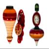 Desi Toys' Wooden Spinning Tops for Kids/Windup Top/Lattu/Bhawra/Bambaram Pack of 2 view 2