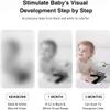 beiens High Contrast Baby Flashcards, Black White Color Newborn Brain Development Toys, Visual Stimulation Learning Activity Cards, Educational Infants Gift (Black & White(for 0-3 Months)) view 2