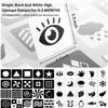 beiens High Contrast Baby Flashcards, Black White Color Newborn Brain Development Toys, Visual Stimulation Learning Activity Cards, Educational Infants Gift (Black & White(for 0-3 Months)) view 3